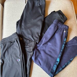 Champion Kids' Black and Blue Sweatpants Duo
